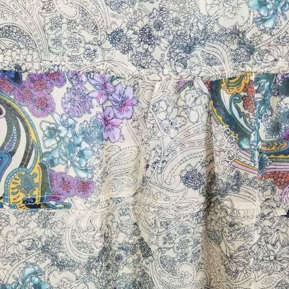 Jiffunny Do Womens A Line Dress Beige Floral Midi - Picture 12 of 12